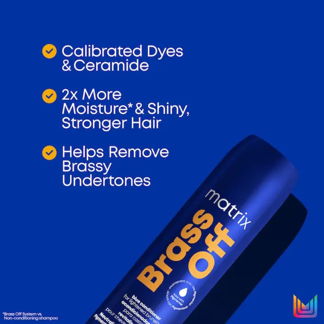 Matrix Total Results Brass Off Shampoo 300mL - Elluca