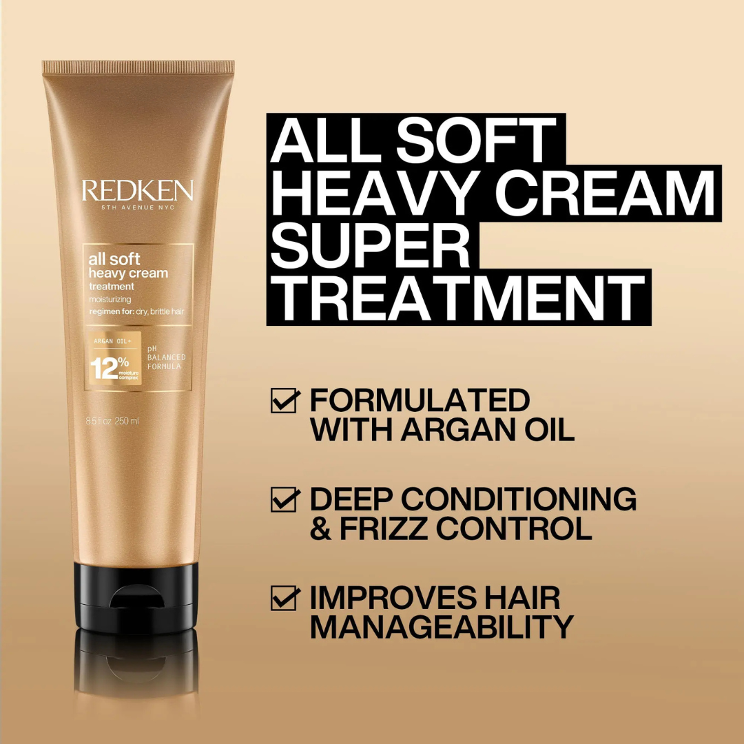 Redken All Soft Heavy Cream Mask 250mL - Elluca