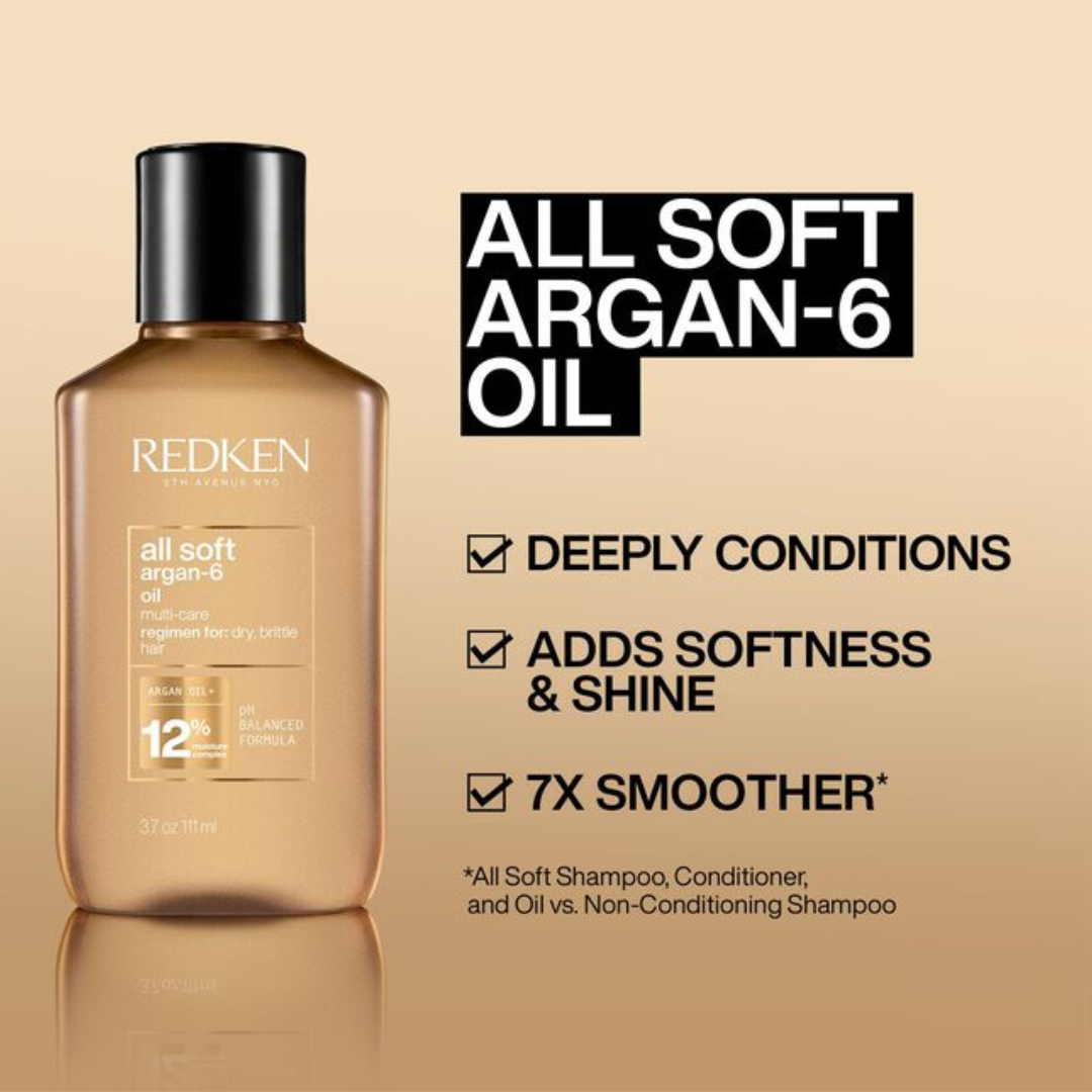 Redken All Soft Leave In Treatment Argan Oil 111mL - Elluca