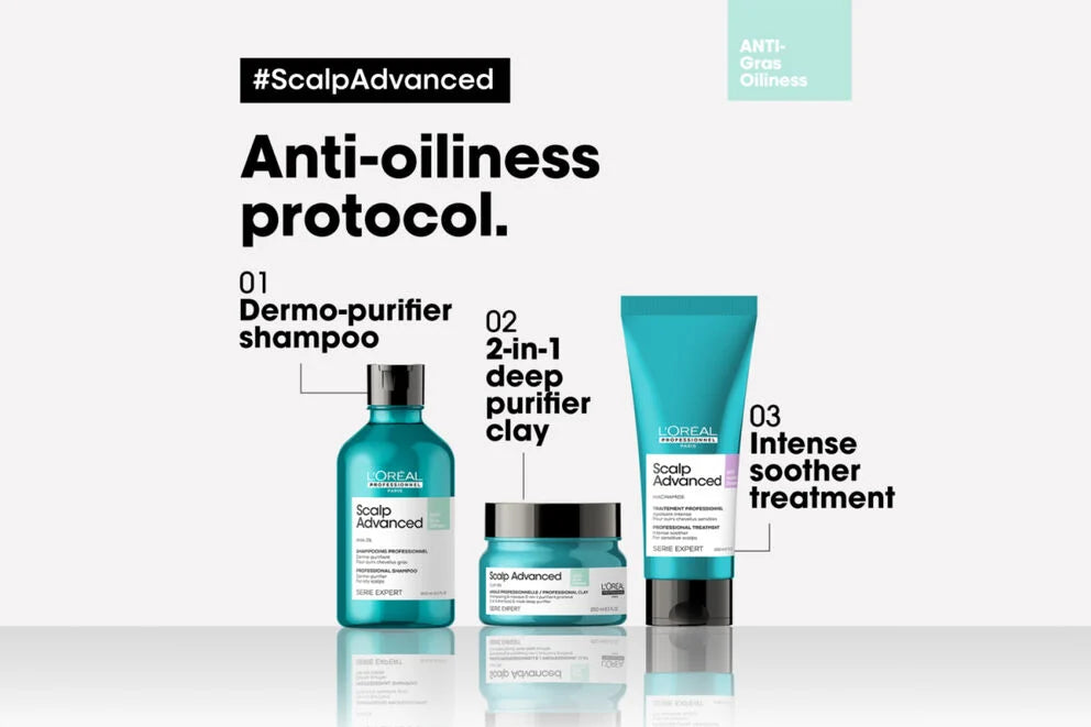 L'Oréal Professionnel Scalp Advanced Anti-Oiliness Shampoo 300mL - Elluca