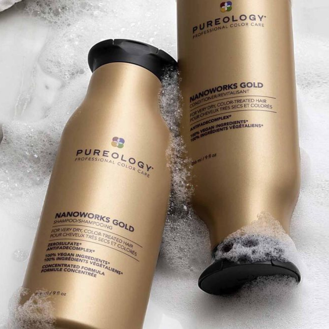 Pureology Nanoworks Gold Conditioner 266mL - Elluca
