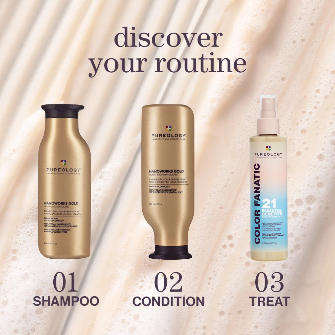 Pureology Nanoworks Gold Conditioner 266mL - Elluca
