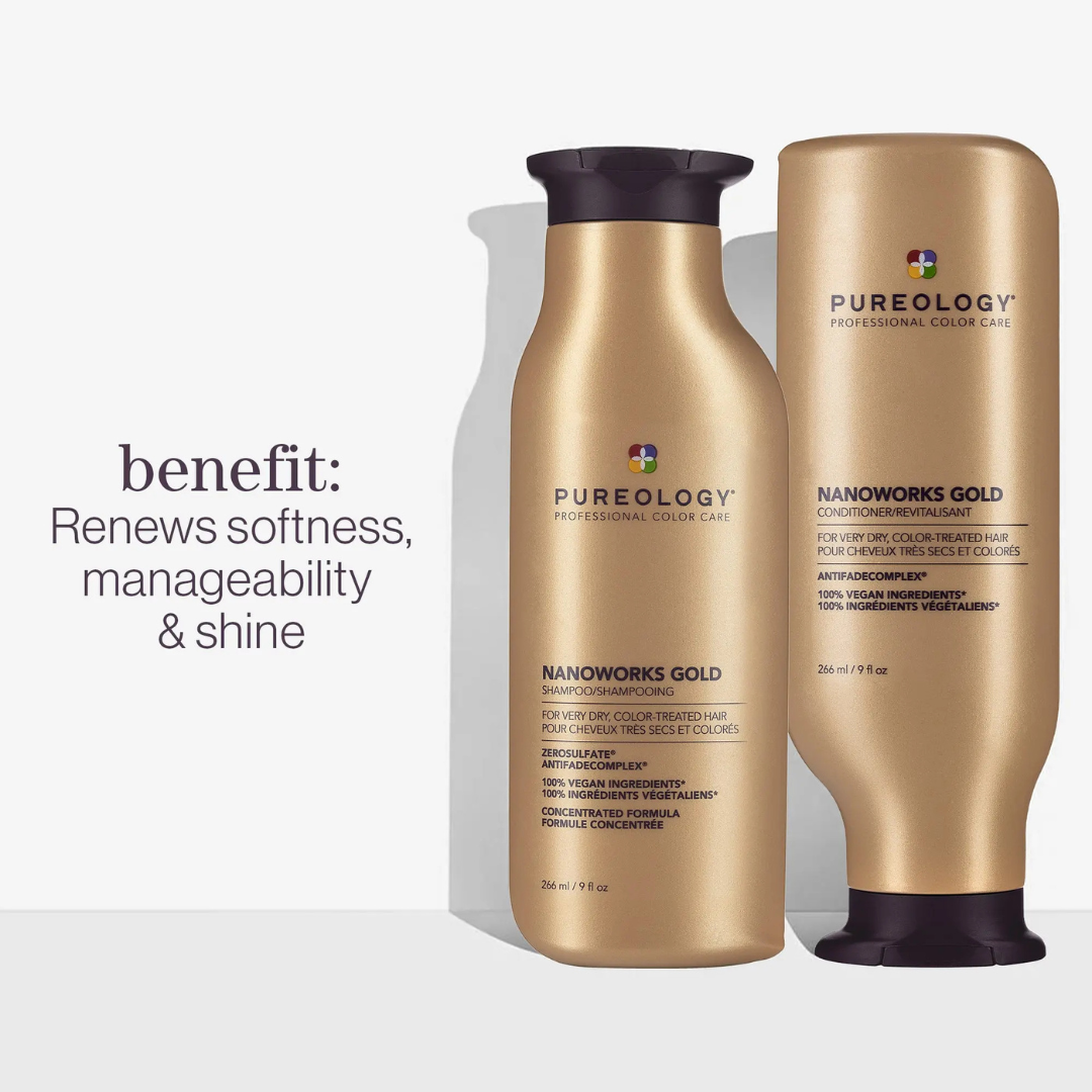 Pureology Nanoworks Gold Shampoo 266mL - Elluca