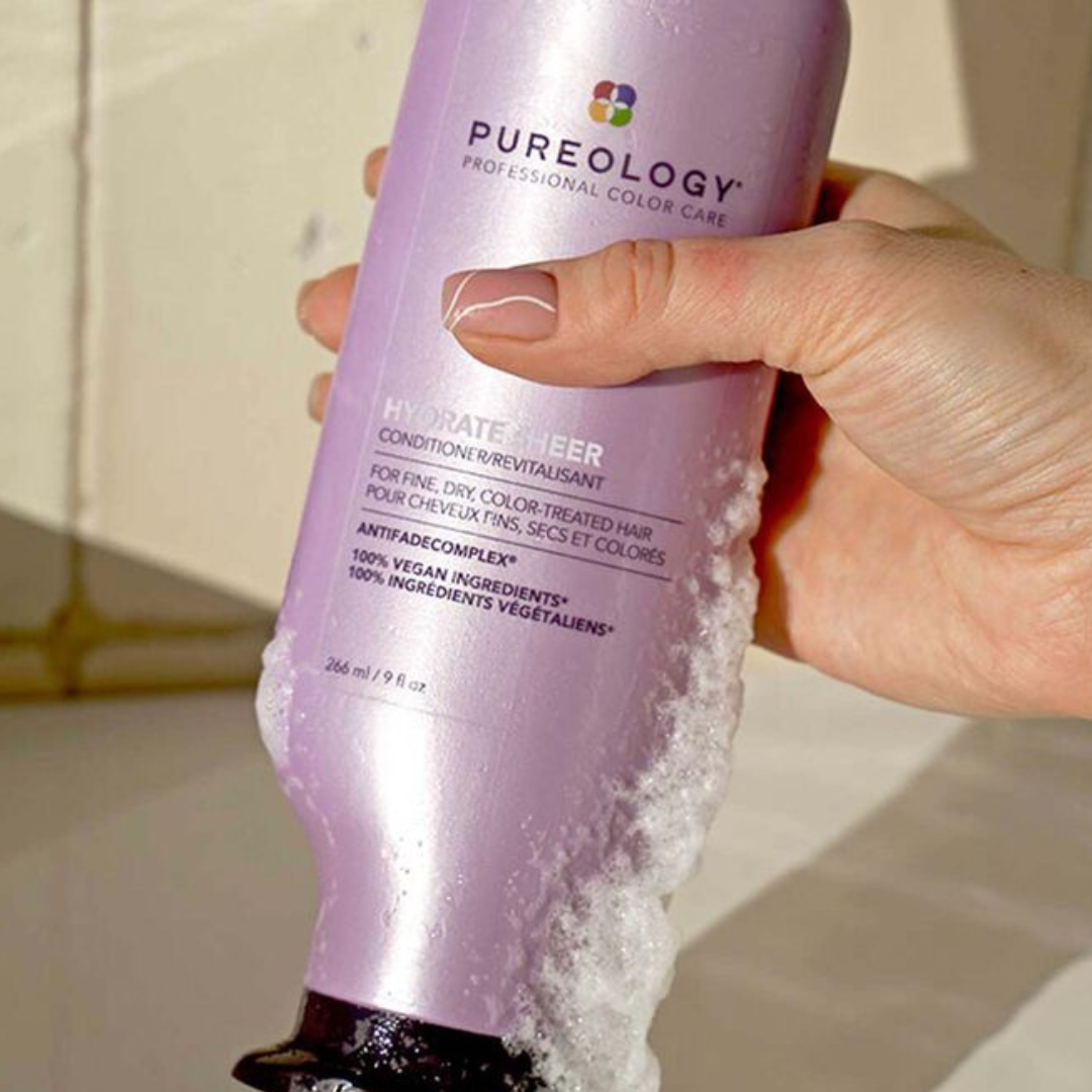 Pureology Hydrate Sheer Conditioner for Fine Hair 266mL - Elluca