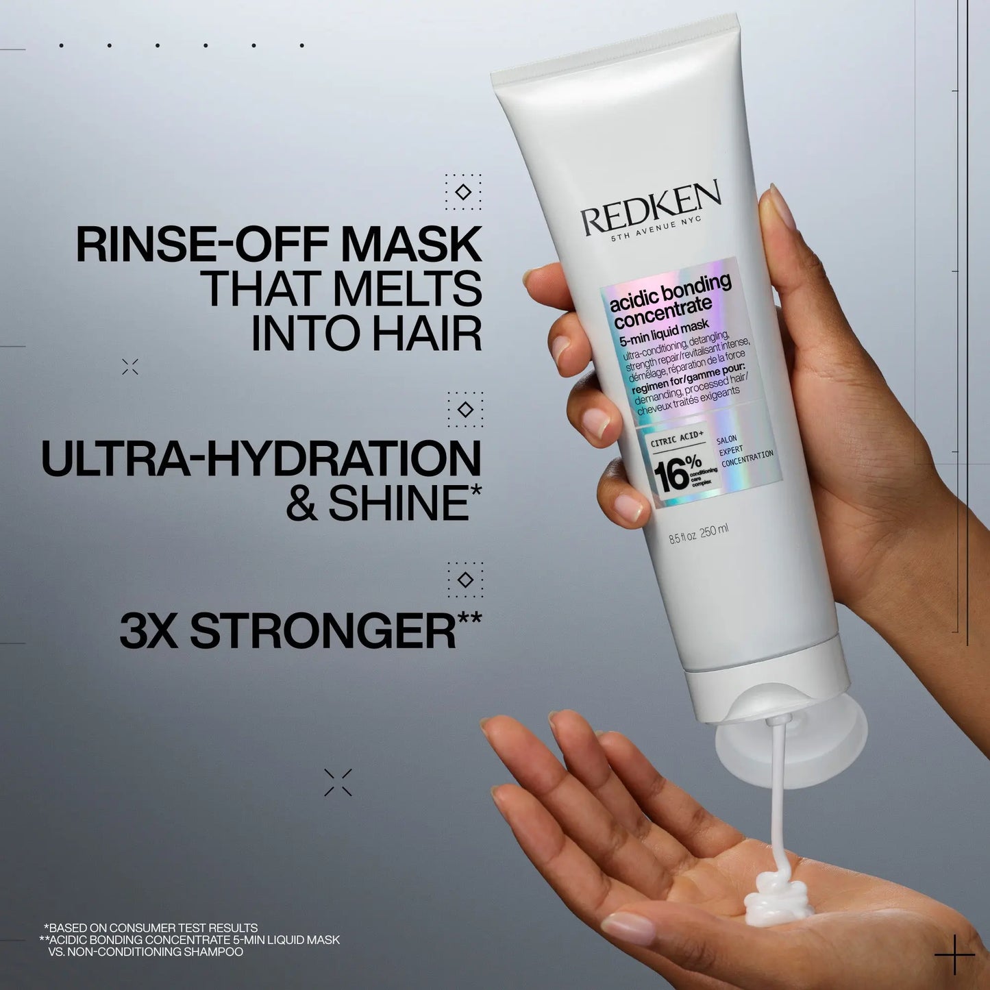 Redken Acidic Bonding Concentrate 5-Min Liquid Mask 250mL - Elluca