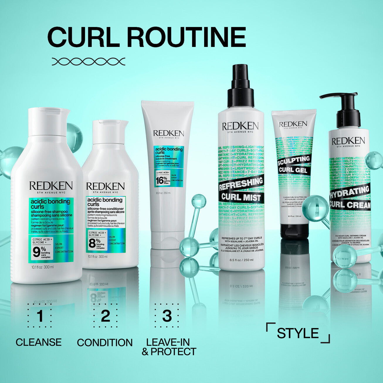 Redken Acidic Bonding Curls Leave-In Treatment 250mL - Elluca
