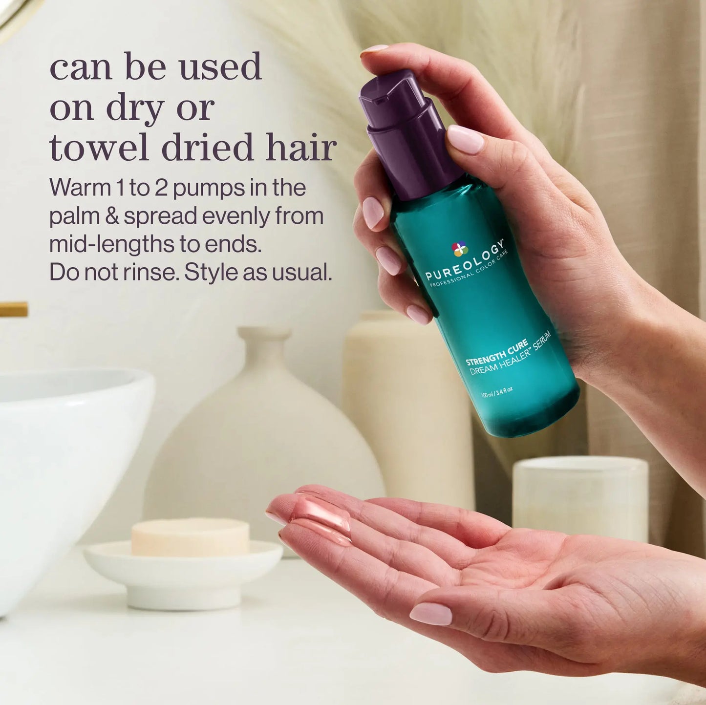 Pureology Strength Cure Dream Healer Serum – 100mL - Elluca